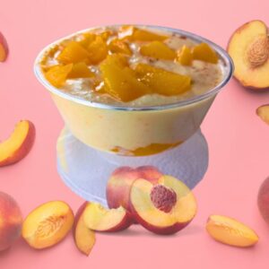 PORCION Copa Postre De Duraznos